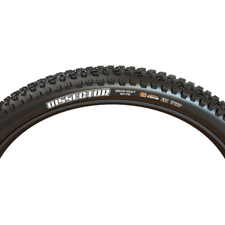 Maxxis Maxxis, Dissector, 27.5x2.40, Folding, Tubeless Ready, 3C Maxx Terra, EXO, Wide Trail, 60TPI, Black