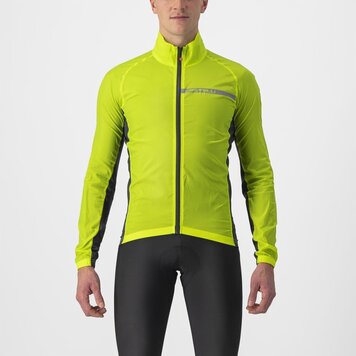 Castelli Squadra Stretch Jacket, Men's, Neon Yellow,