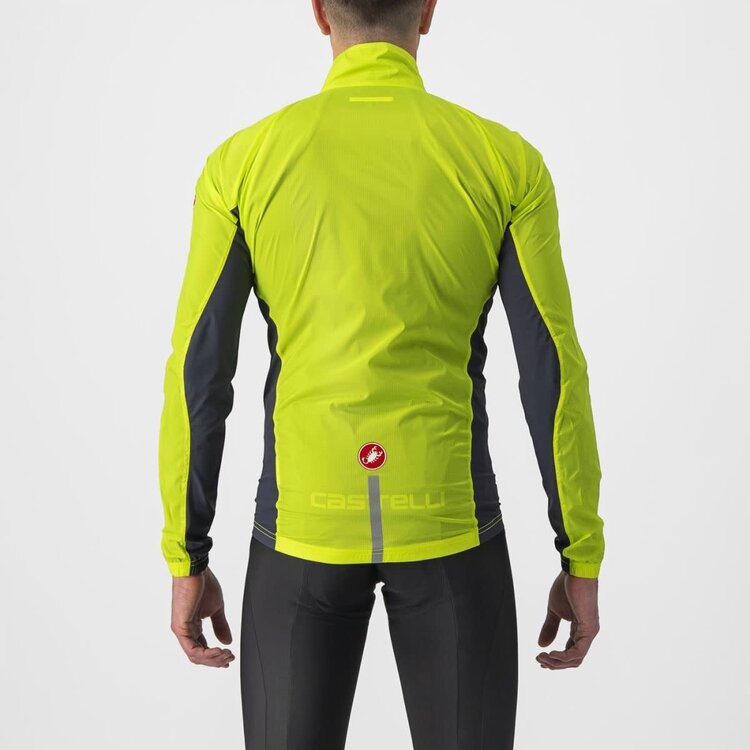 Castelli Castelli Squadra Stretch Jacket, Men's, Neon Yellow,