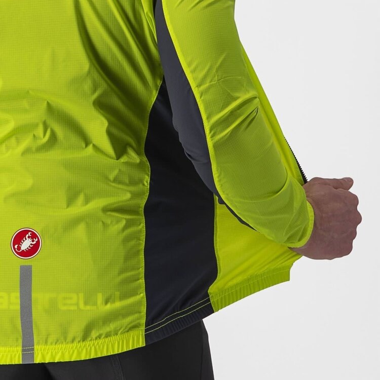 Castelli Castelli Squadra Stretch Jacket, Men's, Neon Yellow,