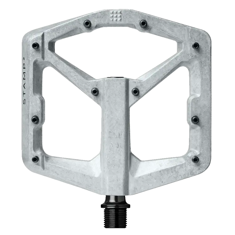 Crankbrothers Stamp 2 Pedals, Raw Silver,