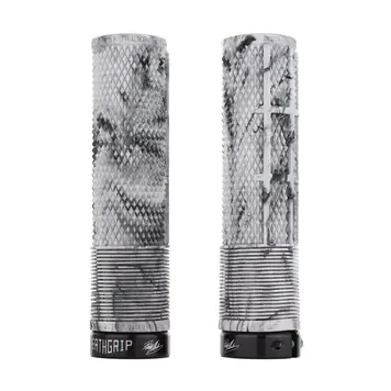 DMR Deathgrip Flangeless Grips, Thin, Snow Camo