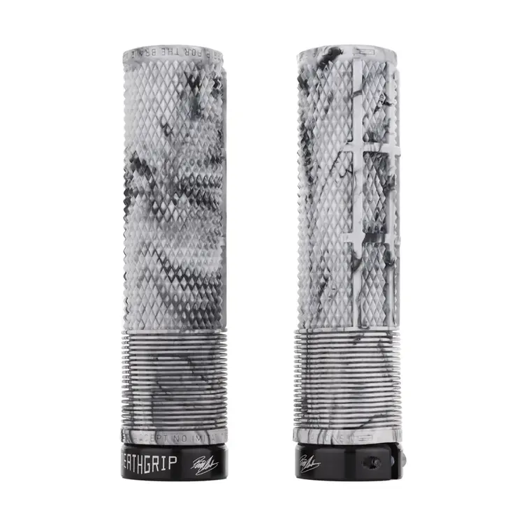 DMR DMR Deathgrip Flangeless Grips, Thin, Snow Camo