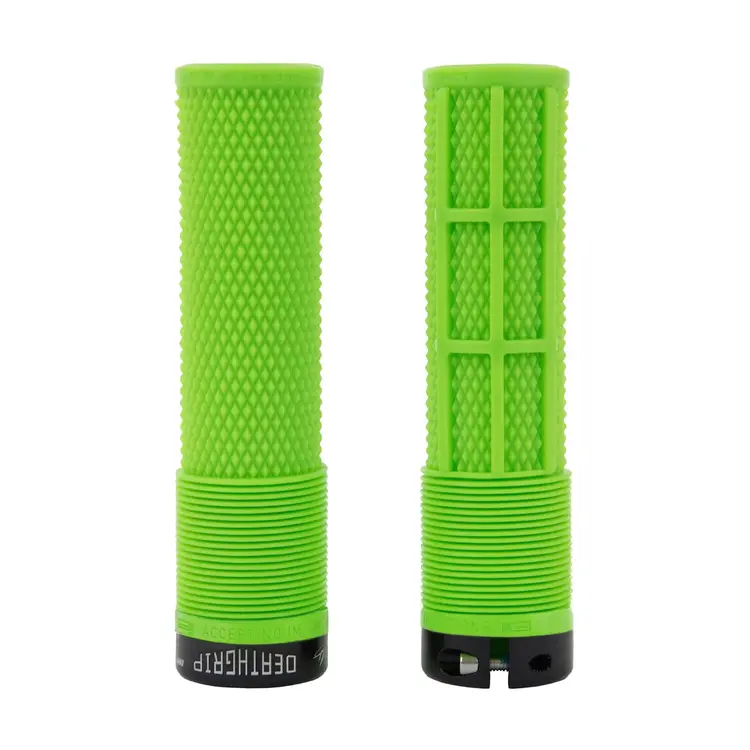 DMR DMR Deathgrip Flangeless Grips, Thin, Sick Green