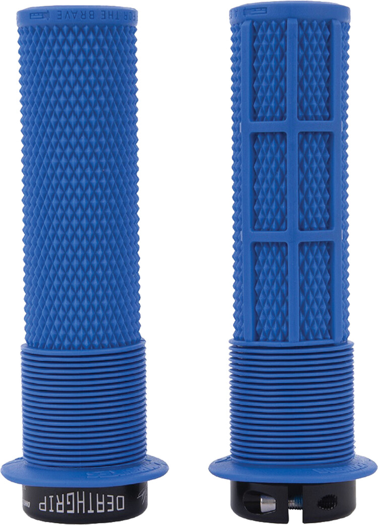 DMR DMR Deathgrip Flanged Grips, Thick, Royal Blue