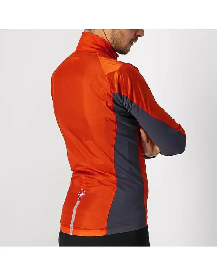 Castelli Castelli Squadra Stretch Jacket, Men's, Fiery Red/Dark Gray
