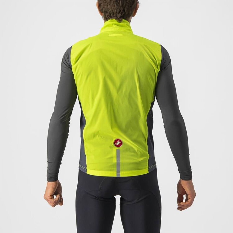 Castelli Castelli Squadra Stretch Vest, Men's, Electric Lime/Dark Gray