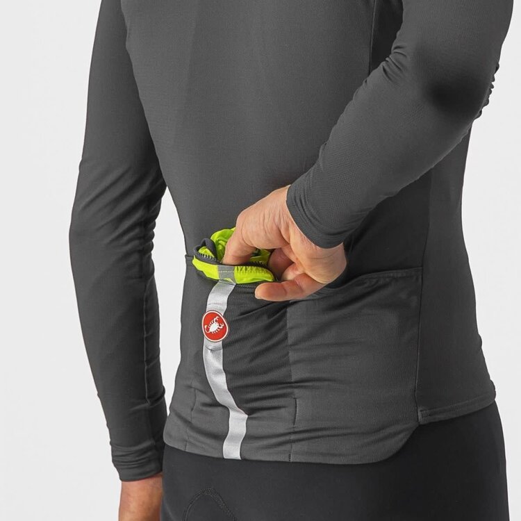 Castelli Castelli Squadra Stretch Vest, Men's, Electric Lime/Dark Gray