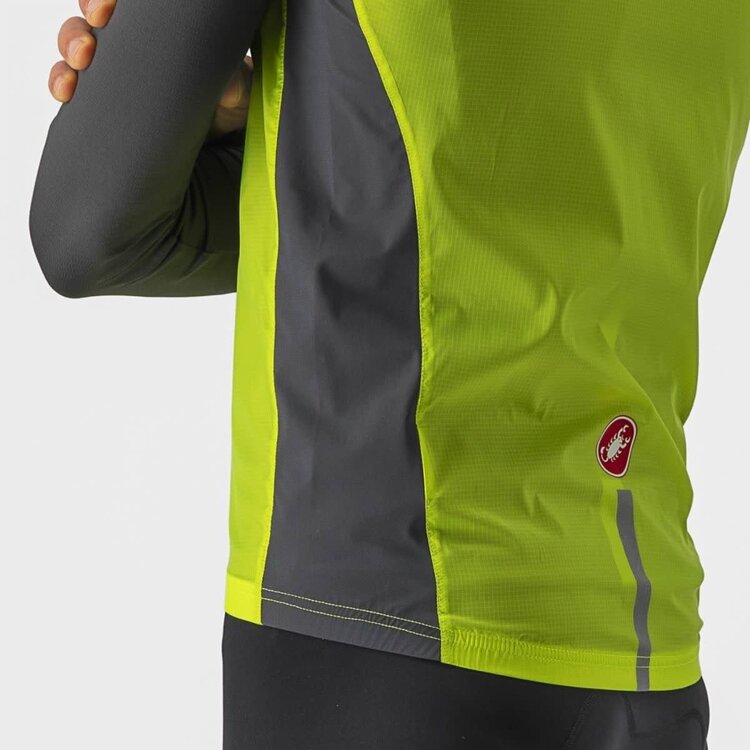 Castelli Castelli Squadra Stretch Vest, Men's, Electric Lime/Dark Gray