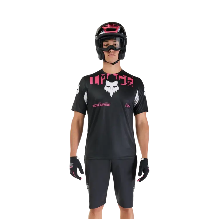 Fox Racing Fox Ranger Digi Image SS Jersey, Men's, Black