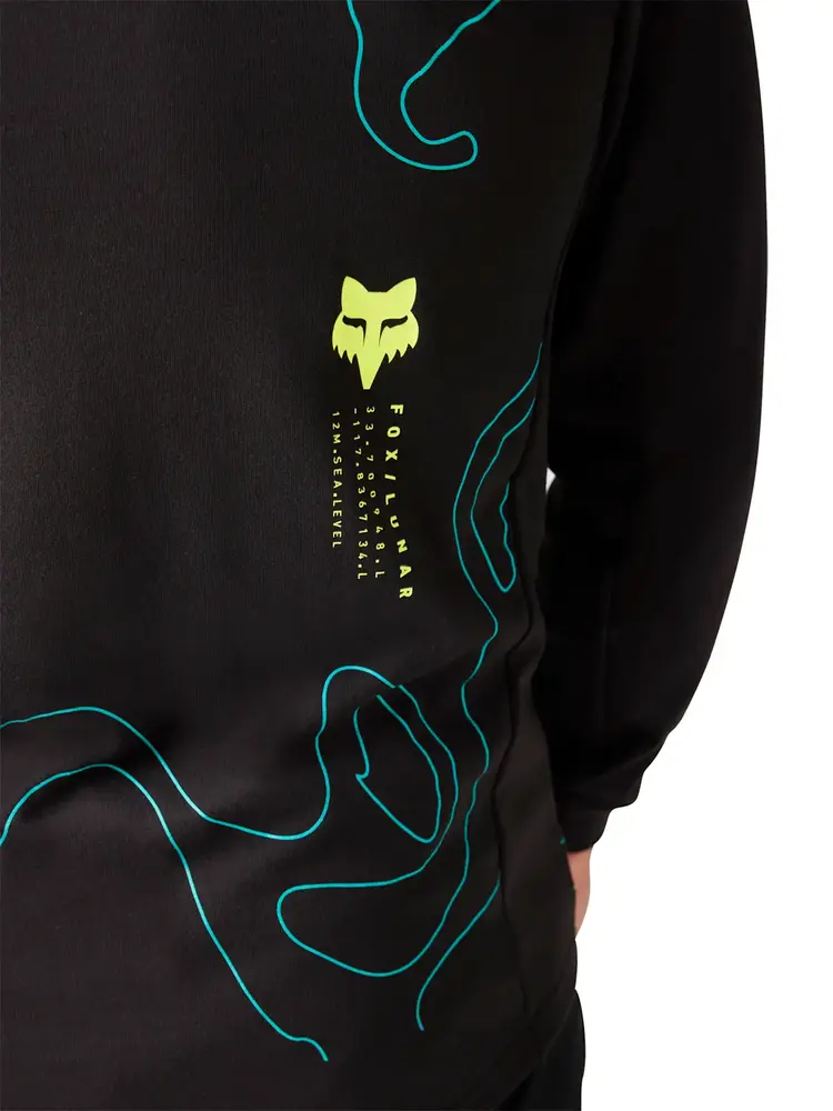 Fox Racing Fox Ranger DriRelease Lunar LS Jersey, Men's,  Black