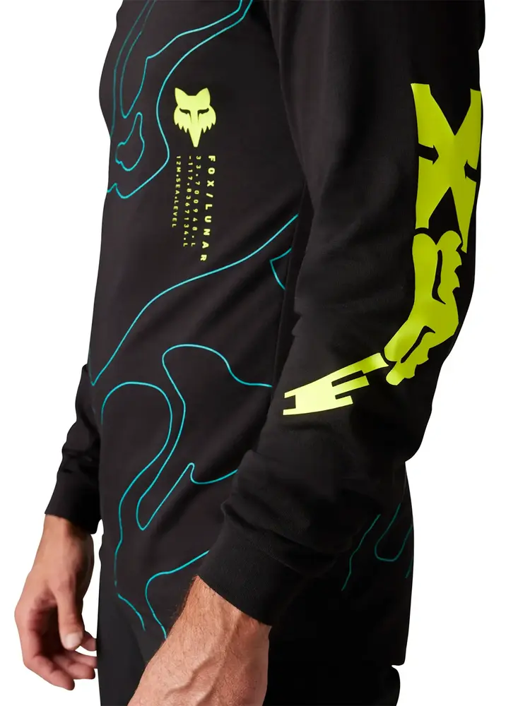 Fox Racing Fox Ranger DriRelease Lunar LS Jersey, Men's,  Black