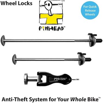 Pinhead 2 Pack Lock Set - QR Wheel Skewer Locks