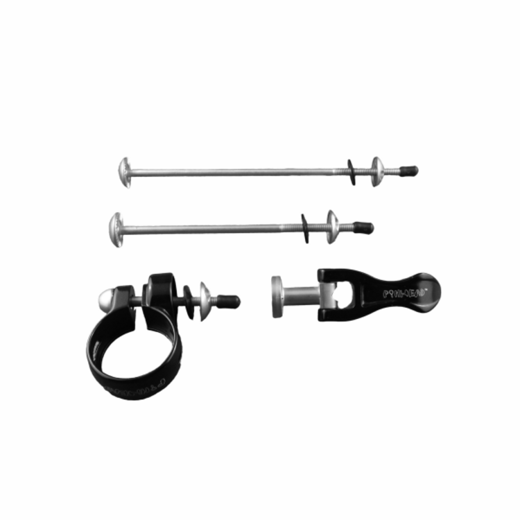 Pinhead Pinhead 3 Pack Lock Set - QR Wheel Skewer Locks and Seatpost Lock