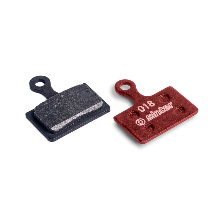 Sinter Sinter Model 018 - Shimano K Type, Red s514 Organic Compound, Pair