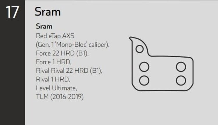 Sinter Sinter Model 017 - SRAM, Red s514 Organic Compound, Pair