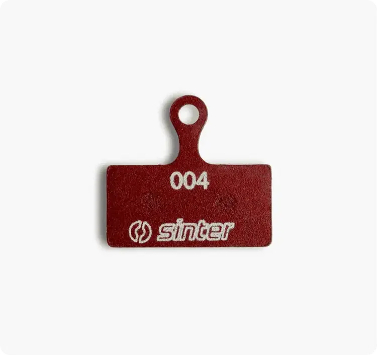 Sinter Sinter Model 004 - Shimano G Type, Red s514 Organic Compound, Pair