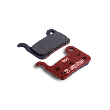 Sinter Model 001 - Shimano A Type, Red s514 Organic Compound, Pair