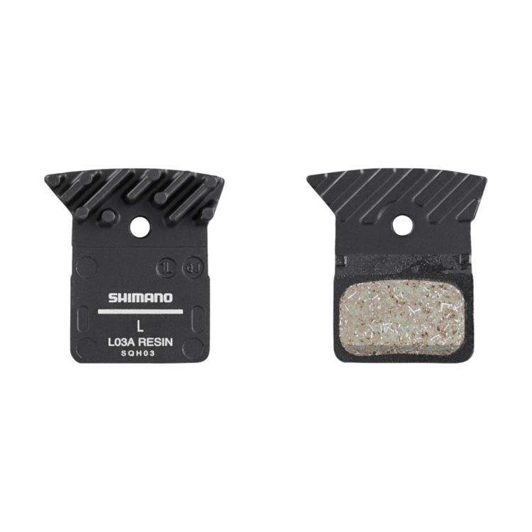 Shimano Shimano BP-L05A-RF L-Type Disc Brake Pads, Metal Pad w/ Fin, Pair