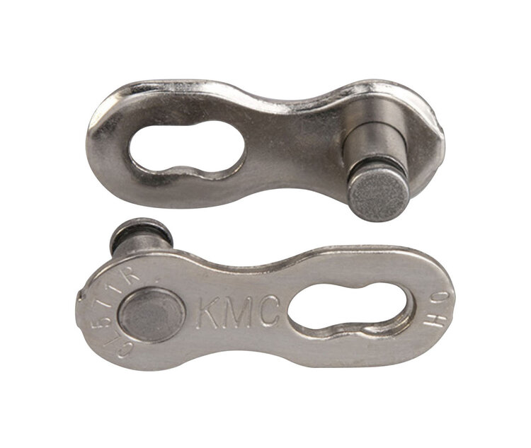 KMC KMC CL571R MissingLink, 6/7/8 Speed, 7.1mm, Reusable, 2pcs, Silver