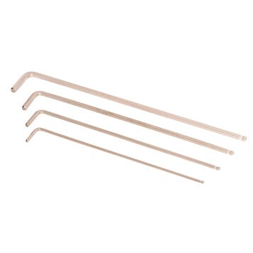Unior Tools Unior Set of Hex Wrenches Ball End, Long 4pc