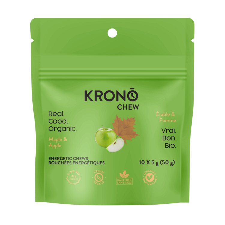 Krono Krono Energetic Chews, Maple-Apple, 1 Box of 12