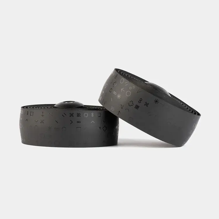 Burgh Cycling Burgh Cycling Silicone Gel Handlebar Tape, Hieroglyph Stealth