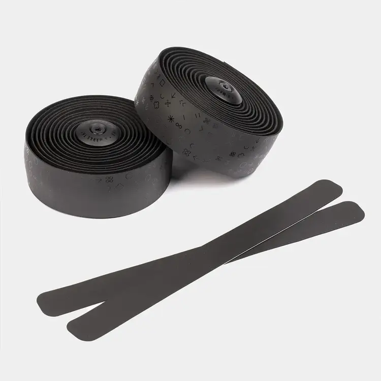 Burgh Cycling Burgh Cycling Silicone Gel Handlebar Tape, Hieroglyph Stealth