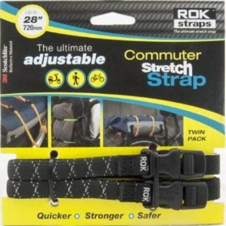 Rokstraps Rokstrap Commuter Strap 28" Reflective, Black