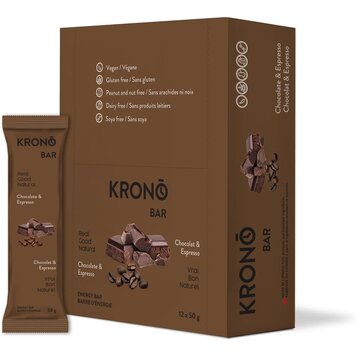 Krono Krono Energy Bar, Chocolate-Espresso, single