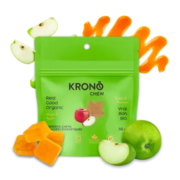 Krono Energetic Chews, Maple-Apple
