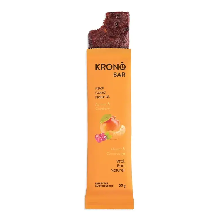 Krono Nutrition Krono Energy Bar, Apricot-Cranberry