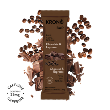 Krono Nutrition Energy Bar, Chocolate-Espresso