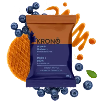 Krono Nutrition Energy Waffle, Maple-Blueberry