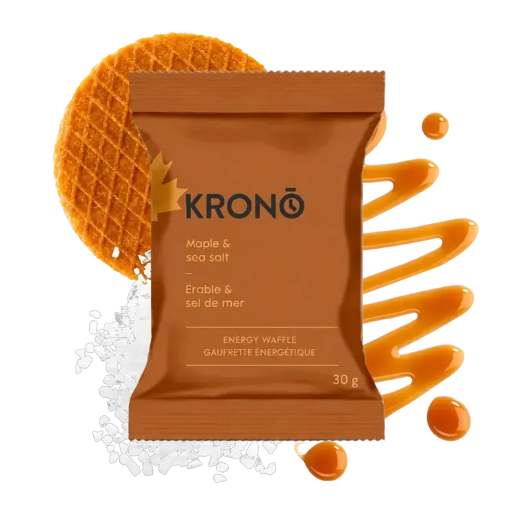 Krono Nutrition Krono Energy Waffle, Mapple-Sea Salt