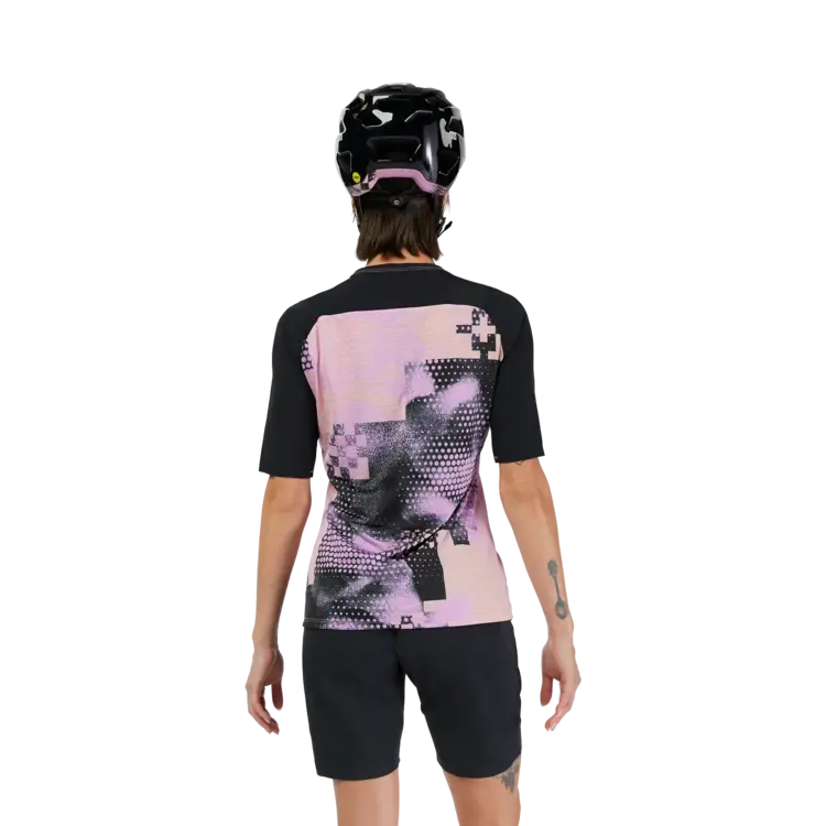 Fox Flexair Ascent Pulse Jersey SS, Women's, Dusty Rose