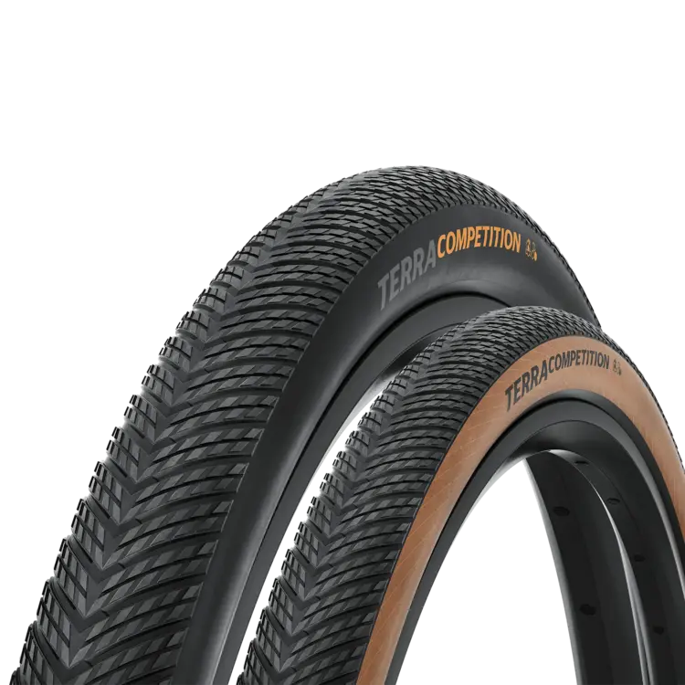 Continental Continental Terra Competition Tire, Tubeles, Folding, Trail Casing, Grip