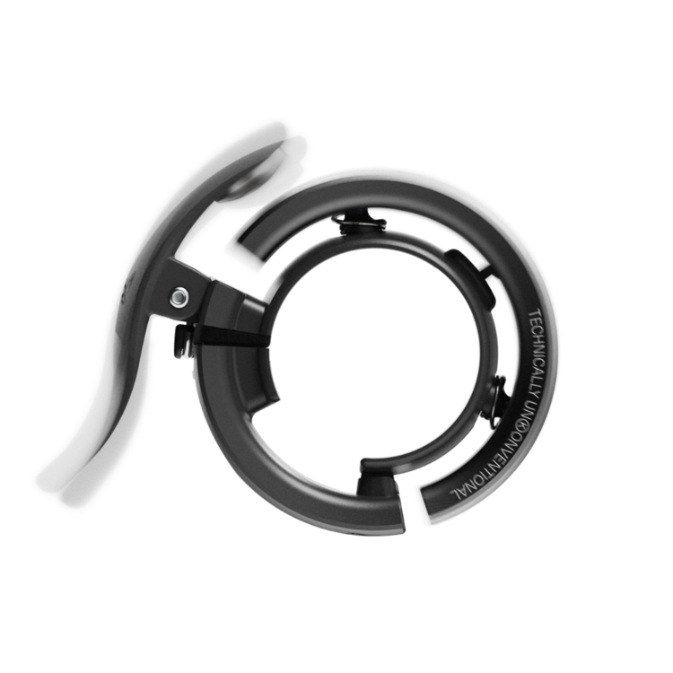 Knog Knog Oi Prima Bike Bell, Anthracite