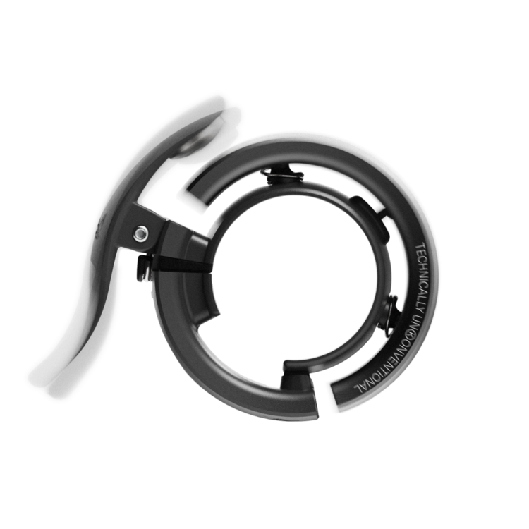 Knog Knog Oi Prima Bike Bell, Primer Grey,