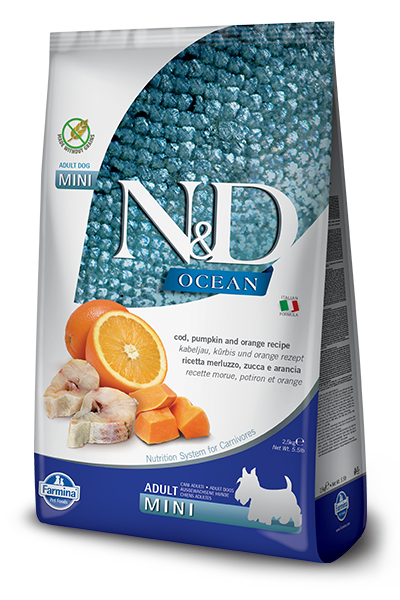 Farmina Farmina - N&D - Adult - MINI - Cod/Orange 5.5LB