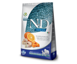 Farmina Farmina N&D Adult MED/MAXI Cod/Orange Chews