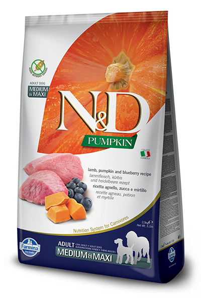 Farmina Farmina - N&D - Adult - MED/MAXI - Lamb/Blueberry 26.4lb