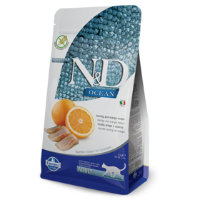 Farmina Farmina - N&D - Adult Cat - Ocean - Herring & Orange 11LB