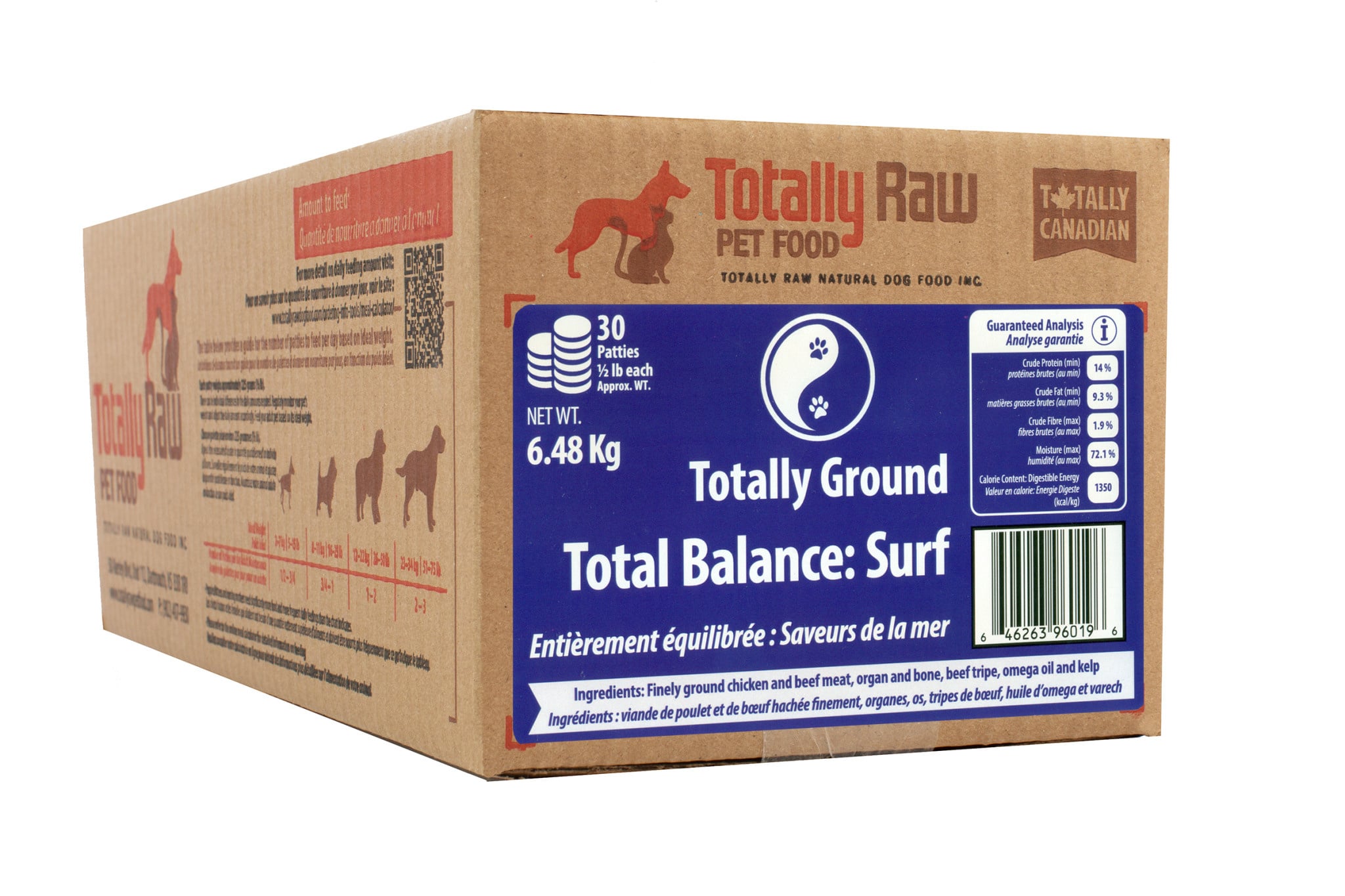 Totally Raw Totally Raw - Surf Patty 15lb
