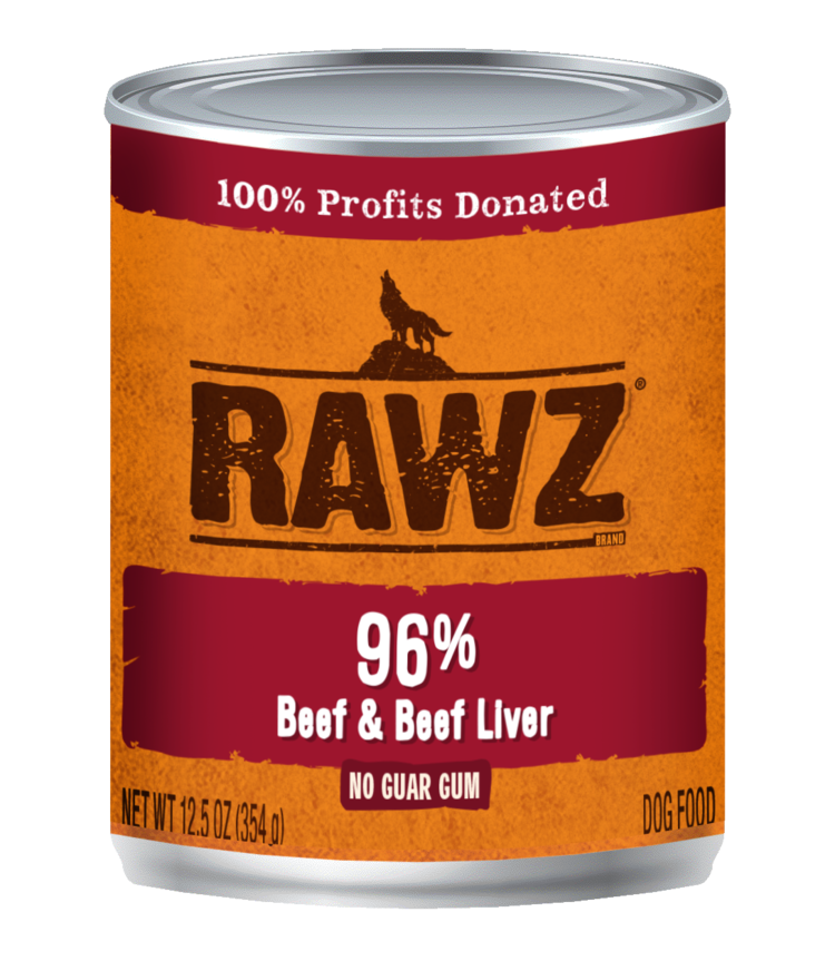 Rawz Rawz - 12.5oz Can - Beef and Beef Liver