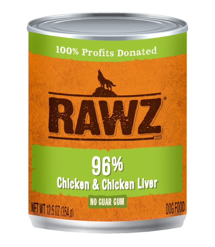 Rawz Rawz - 12.5oz Can - Chicken/Chicken Liver