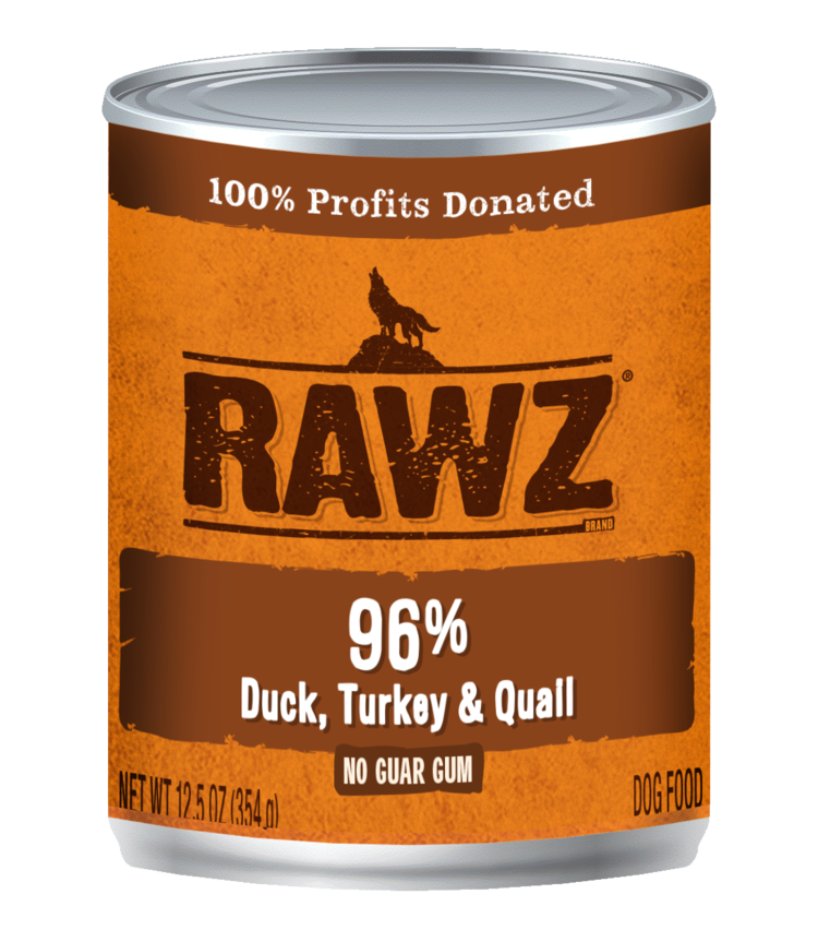 Rawz Rawz - 12.5oz Can - Duck/Turkey/Quail