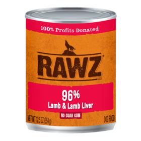 Rawz Rawz - 12.5oz Can - Lamb & Lamb Liver