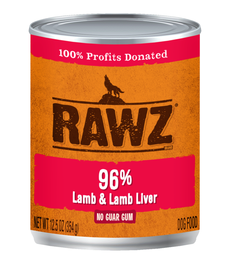 Rawz Rawz - 12.5oz Can - Lamb & Lamb Liver