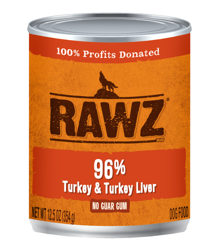 Rawz Rawz - 12.5oz Can - Turkey & Turkey Liver